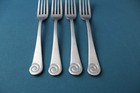 Robert Welch Ammonite Satin Salad Forks  set Of 4  18 10 Stainless China 6 3 4 