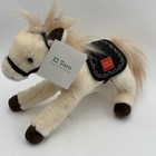 Wells Fargo Plush Horse Pair 14in Black Tan Legendary Pony Fargo   El Toro 20th