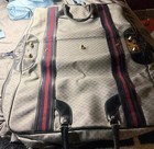 Vintage Gucci Garment Bag suitcase W Detachable Makeup Bag