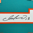 Framed Autographed signed Dan Marino 33x42 Miami Teal Football Jersey Jsa Coa