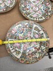 Lot Of 5 Big Antique Chinese Hand Painted Famille Rose Porcelain Plates 9-1 2 