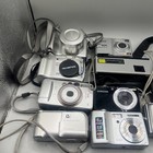 Lot Of 10 Digital Cameras Untested Hp olympus  Kodak  Fuji Samsung canon