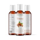 Sweet Almond Oil 2 Oz  100  Pure Natural Carrier For Skin  Hair Growth  Face