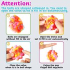 Stress Balls 4 Pcs Pop Fidget Toys Autism Sensory Bulk Squeeze Toys