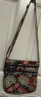 Vera Bradley Crossbody Triple Zip Hipster Bag Nomadic Floral Retired Pattern