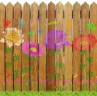 12pcs Large Flower Stencils For Painting On Wood Fence  14 Inch Reusable Fenc   