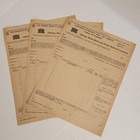9  1940s Railroad Forms Train Order 3 Sets Chicago Rock Island Railway Waybills