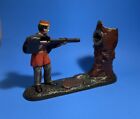 Cast Iron Creedmoor Mechanical Coin Bank - J   E  Stevens - Antique Toy - Works