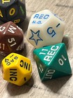 Vintage Sports Betting Unknown Game Dice Lot 100626 