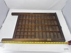 Antique Letterpress Wood Type Drawer Hamilton Helvetica Typography Shadow Box