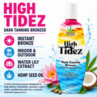 Hempz High Tidez Dark Tanning Bronzer Tanning Bed Lotion Indoor Outdoor Sun Tan