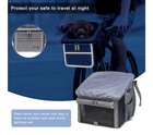 Expandable Soft Sided Pet Carrier Backpack 4 Open Doors Foldable Bike Basket