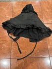 Antique Victorian Late 1800s Mourning Hat Bonnet Exceptional Prairie Pioneer
