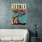 Sydney - Australia- Vintage Travel Poster  Retro Posters  1