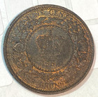 1861 New Brunswick One Cent Nice Original Choice Bu Km-6 Chrc