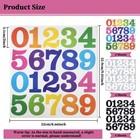 24 Sets 2 Inch 0-9 Self Adhesive Vinyl Number Stickers For File lockers mailb   