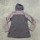 The North Face Dark Gray Indi Hoodie Full Zip Sweater Parka Jacket Womens Size M