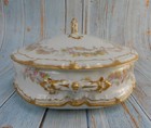 Vintage Haviland Limoges France Schleiger 475e Lidded Tureen With Chips