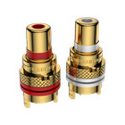 4pcs R205 Pure Copper And Gold Plated Hifi Rca Female Socket Rca Jack Connector