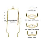 7 8 9 10 Inch Lamp Shade Harp Holder Adjustable Lamp Harps And Finals Fit Both
