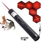 650nm Red Laser Pointer Usb Rechargeable Astronomy Visible Beam Light Lazer Pen