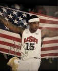 Carmelo Anthony Signed Team Usa 8x10 Photo Framed   In-person Auto  Gold Nba
