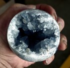 1 Lb 8 Oz  Natural Blue Celestite Geode Quartz Crystal Mineral Specimen Healing