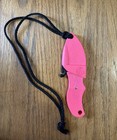 Vtg Gerber Buddy System Ii Knife Hot Pink Neon Blackie Collins Neck Sheath Usa