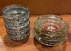 Vintage Las Vegas Ashtray Lot Of 7   4 Caesar   s And 3  Mgm Great Condition