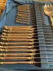 Large 12 Settings 62 Pc Cohr Monica Sterling Silver Dinner Set Denmark Danish
