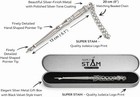 Torah Book Pointer Yad Hand Pointer Silver Finish With A 20cm Bead Charm