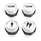 4 Pcs lot Arcade Start Player   Coin Buttons 5v Led Illuminated Push Button 1p  