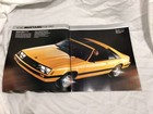 1982 Ford Mustang Sales Brochure Glx Gt New From Sealed Box