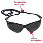 3- 22475 Nemesis Kleenguard Safety Glasses Smoke Gray Anti-fog Sunglasses Uv Z87