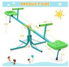 Spinning Teeter Totter  220lbs Capacity Kids Outdoor Playground Equipment