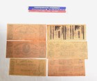 Confederate Currency Antiqued Reproductions Set Of 6 A  Virginia Georgia Etc 