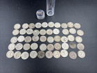 50 Coin Barber 90  Silver Dime Roll Ag About Good Circ Conditions Sk g