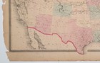 Mitchell Jr  1860     County Map Of Texas     Original Hand-colored Atlas Map