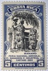 Travelstamps  Costa Rica Sc  c200  Agri Fair  Banana Harvest  5 Cents  Mogh