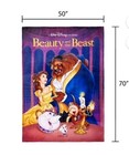Disney Beauty And The Beast Vhs Boxed Silk Touch Throw  50  X 70  Blanket   read