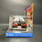 1997 The Chevron Cars Patty Patrol Black   White Police Car