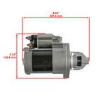 Starter For Kawasaki Fx751v Fx801v Fx850v Fx921v Fx1000v