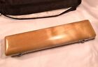 Light Color Wood French Case For C Foot Flute-with Plush Cover-fits Most Models 