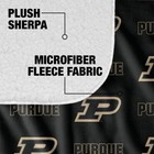 Purdue Boilermakers Ncaa 50   X 60   Sherpa Back Throw Blanket-ab0b51g8nkk2