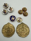 Lot Of Vintage Knights Of Pythias Pins Buttons Medallions Fcb Fraternal Order