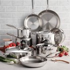 Tramontina 14-piece Tri-ply Clad 18 10 Stainless Steel Cookware Set