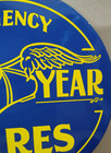 Good Year Tires Porcelain Enamel Sign 30 X 30 Inches 1 Sides