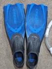 Cressi Pluma Snorkeling Fins Mask Snorkel Set   Scuba Max Zippered  Bag 2 5 3 5