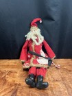 Primitive Folk Art Santa Claus Doll 22  Shelf Sitter