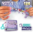 Sticki Rolls Sticki Book - The Original Wearable Shareable Toy Multicolored 